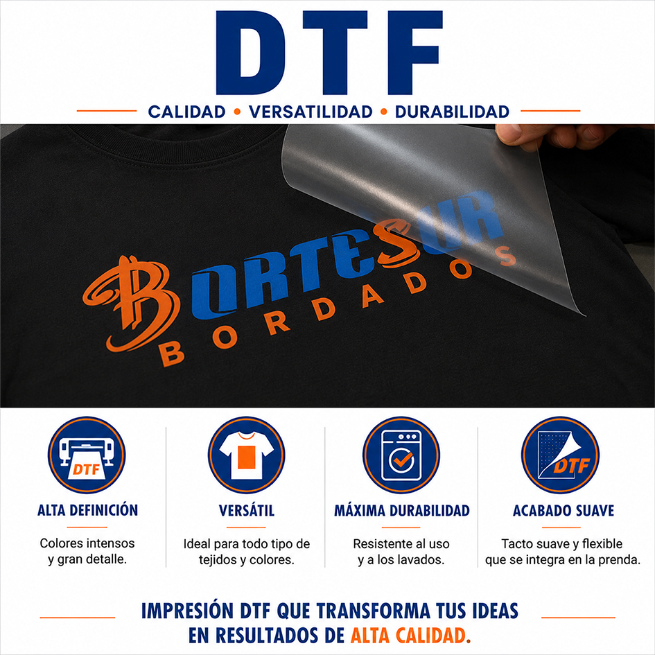 Estampación DTF textil