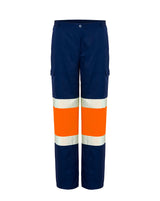 Navy - Orange Fluor