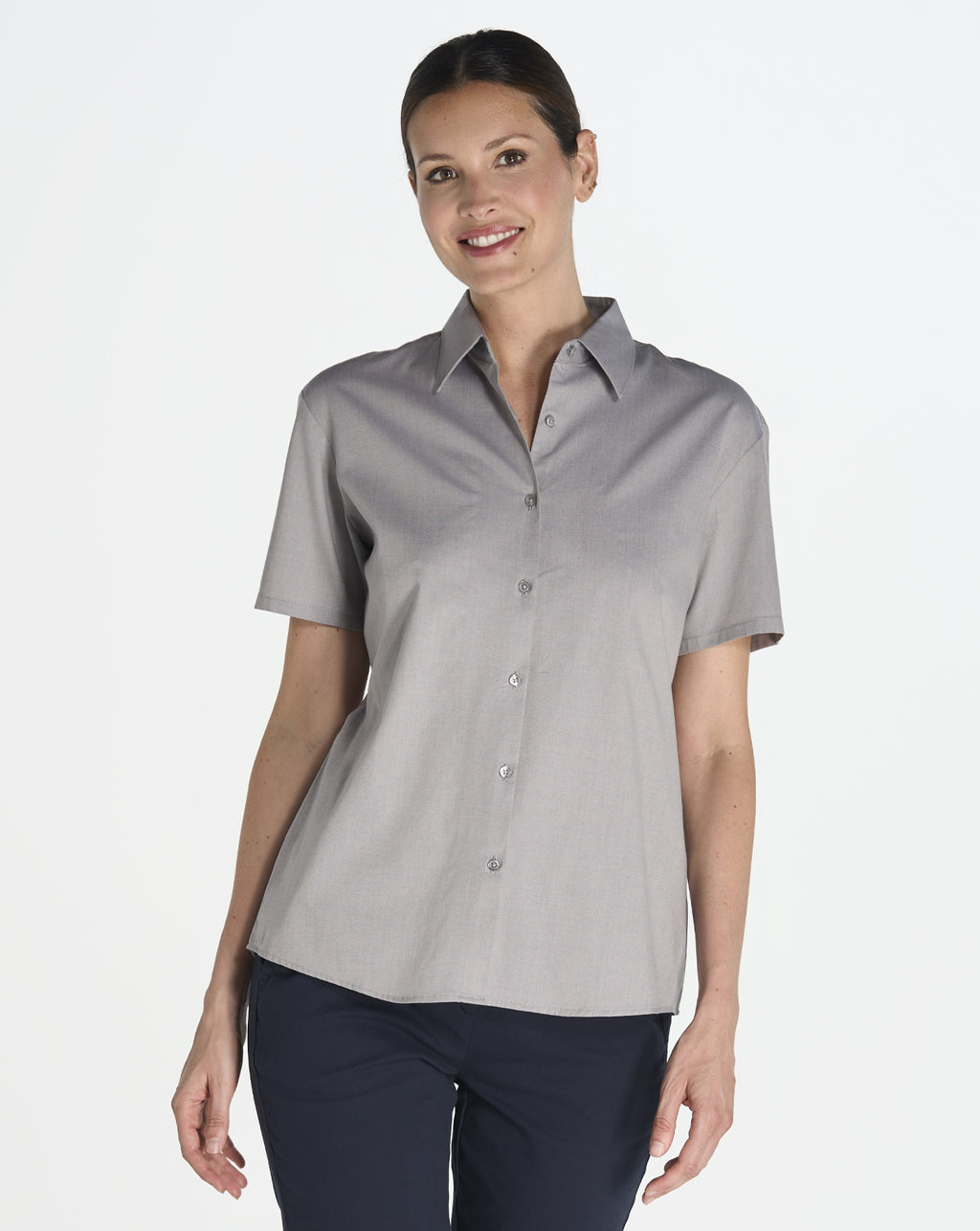 Lady Casual & Business Ss Oxford Shirt