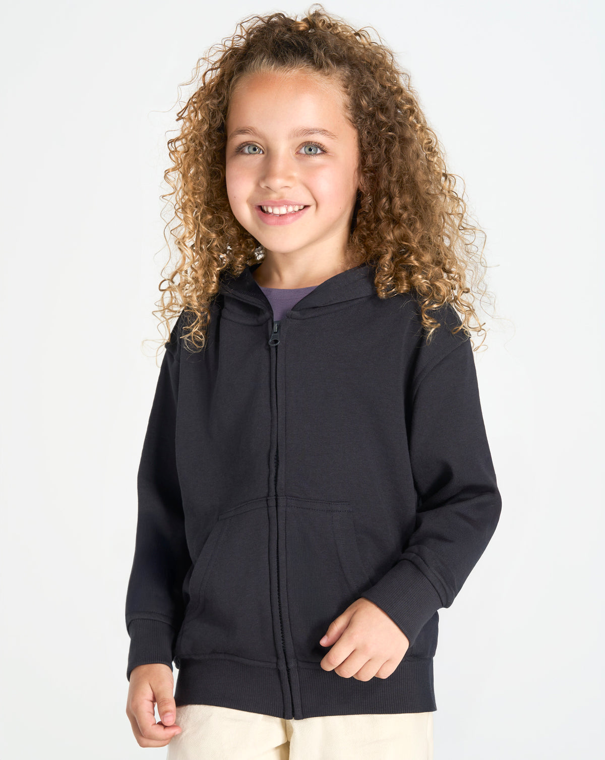 Kid Hooded French Terry Sweatshirt